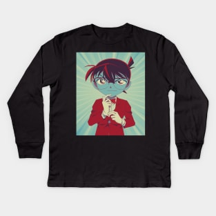 detective conan Kids Long Sleeve T-Shirt